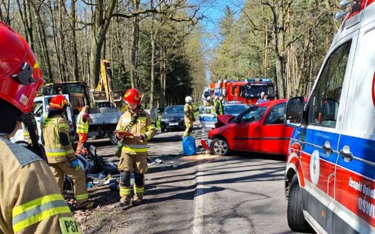 Zajechał drogę motocykliście