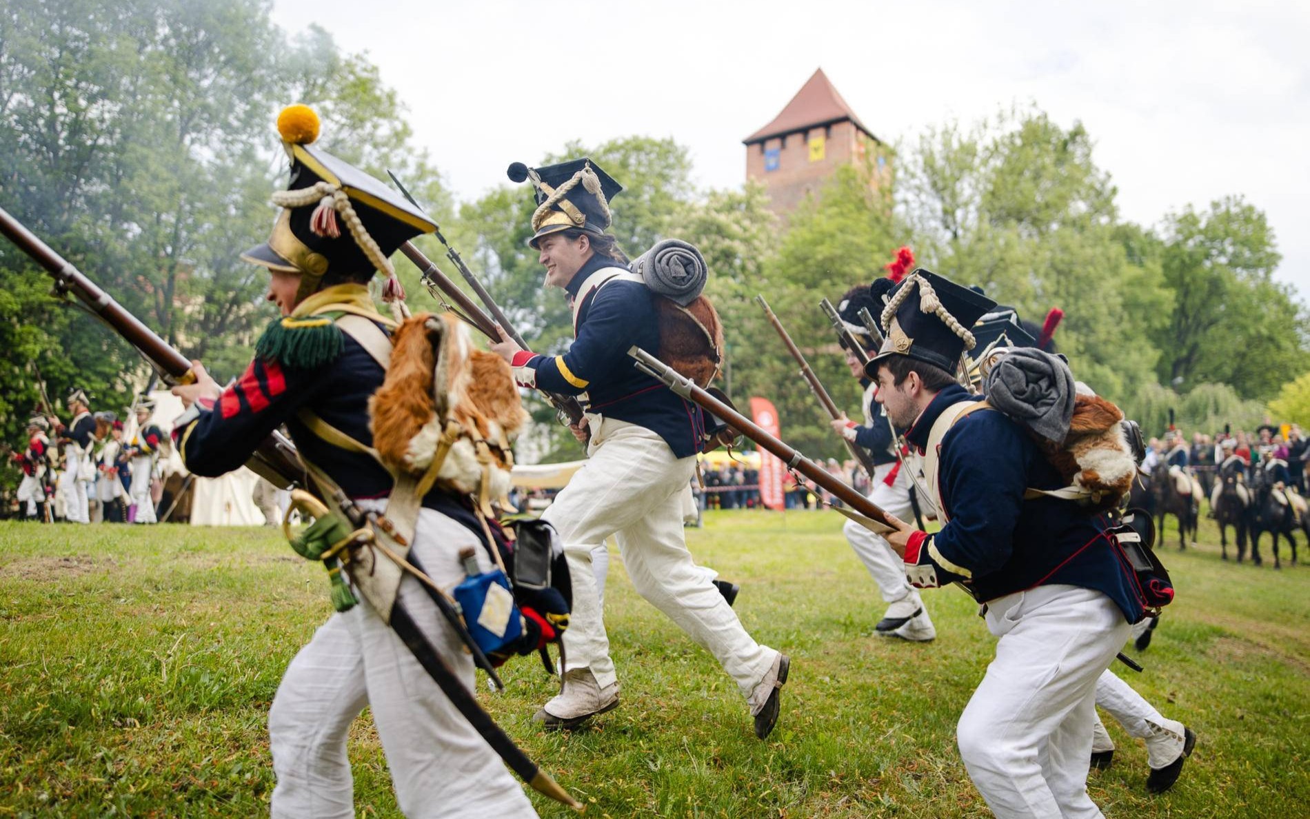 Bitwa nad Sołą, piraci i cesarz. Oświęcim gościł Napoleona – FILM, FOTO