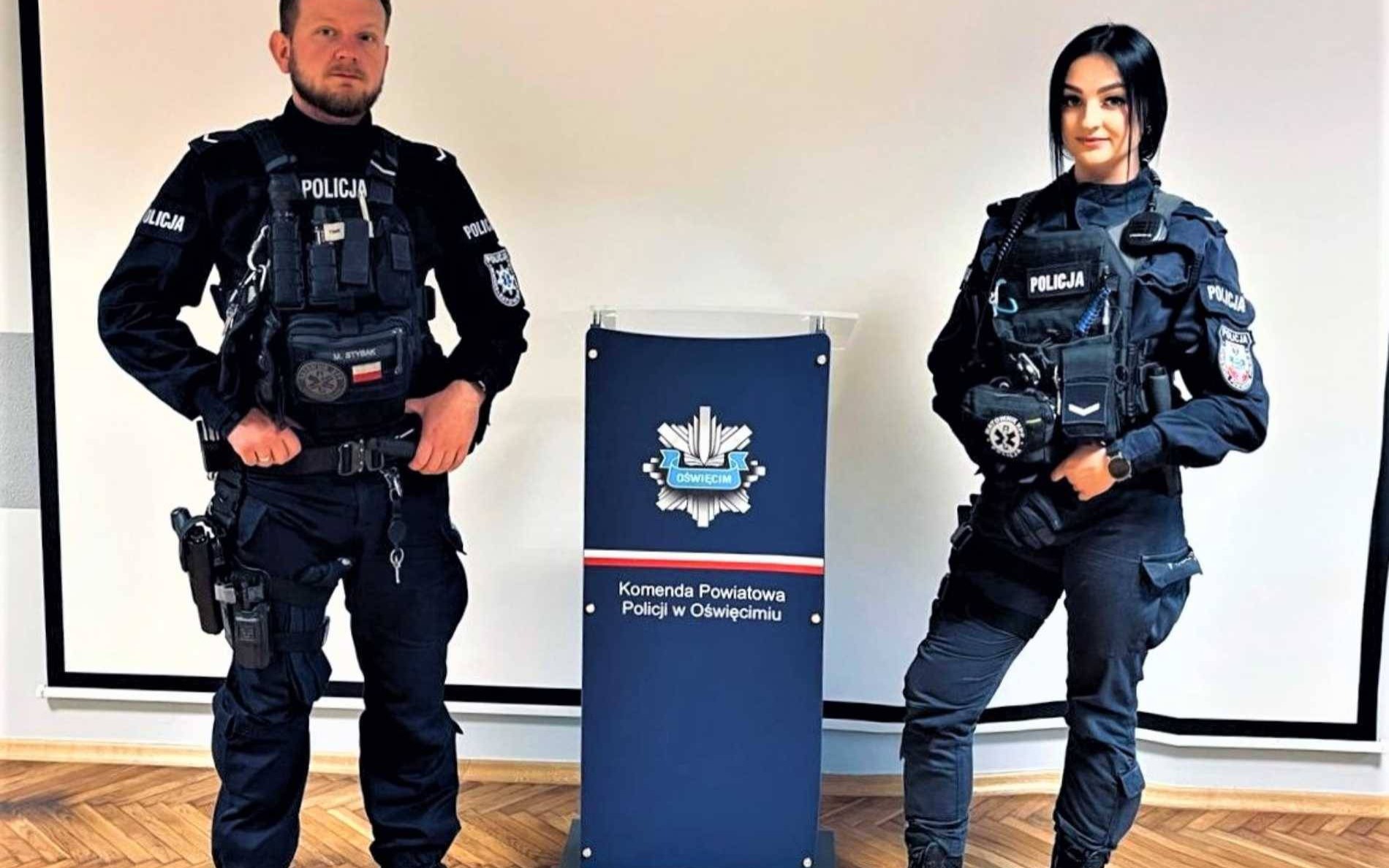 Mundurowi pokazali, że potrafią ratować