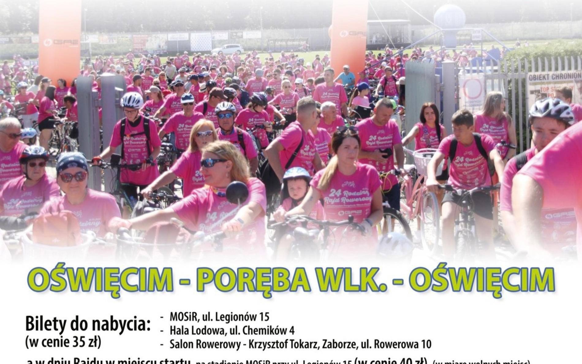 Przed nami jubileuszowy rajd rowerowy z MOSiR w Oświęcimiu