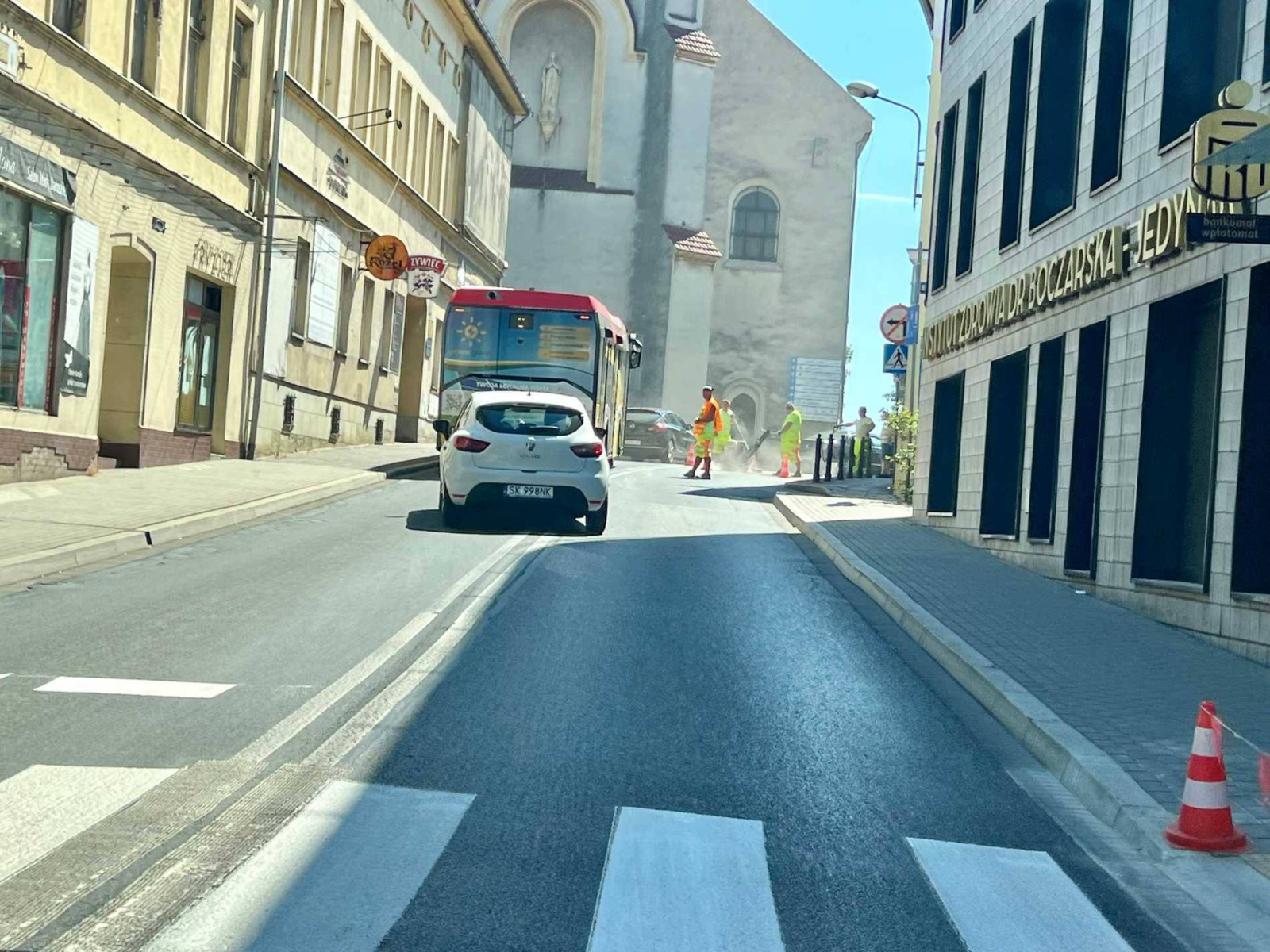 Ma być bezpieczniej dla pieszych między kościołem a mostem