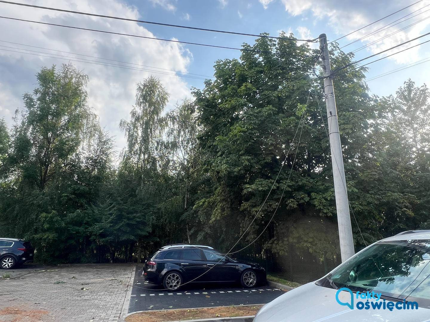 Część mieszkańców powiatu oświęcimskiego bez prądu