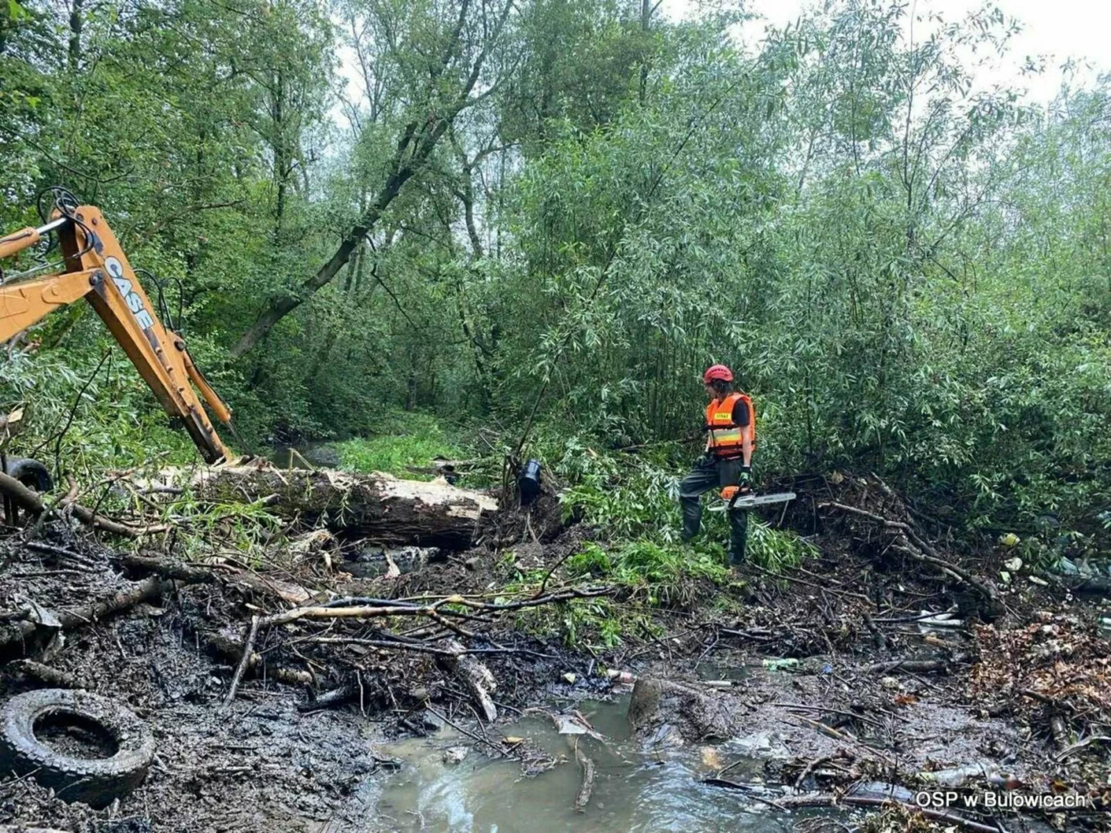 Bulówka udrożniona przez strażaków z Bulowic – FOTO