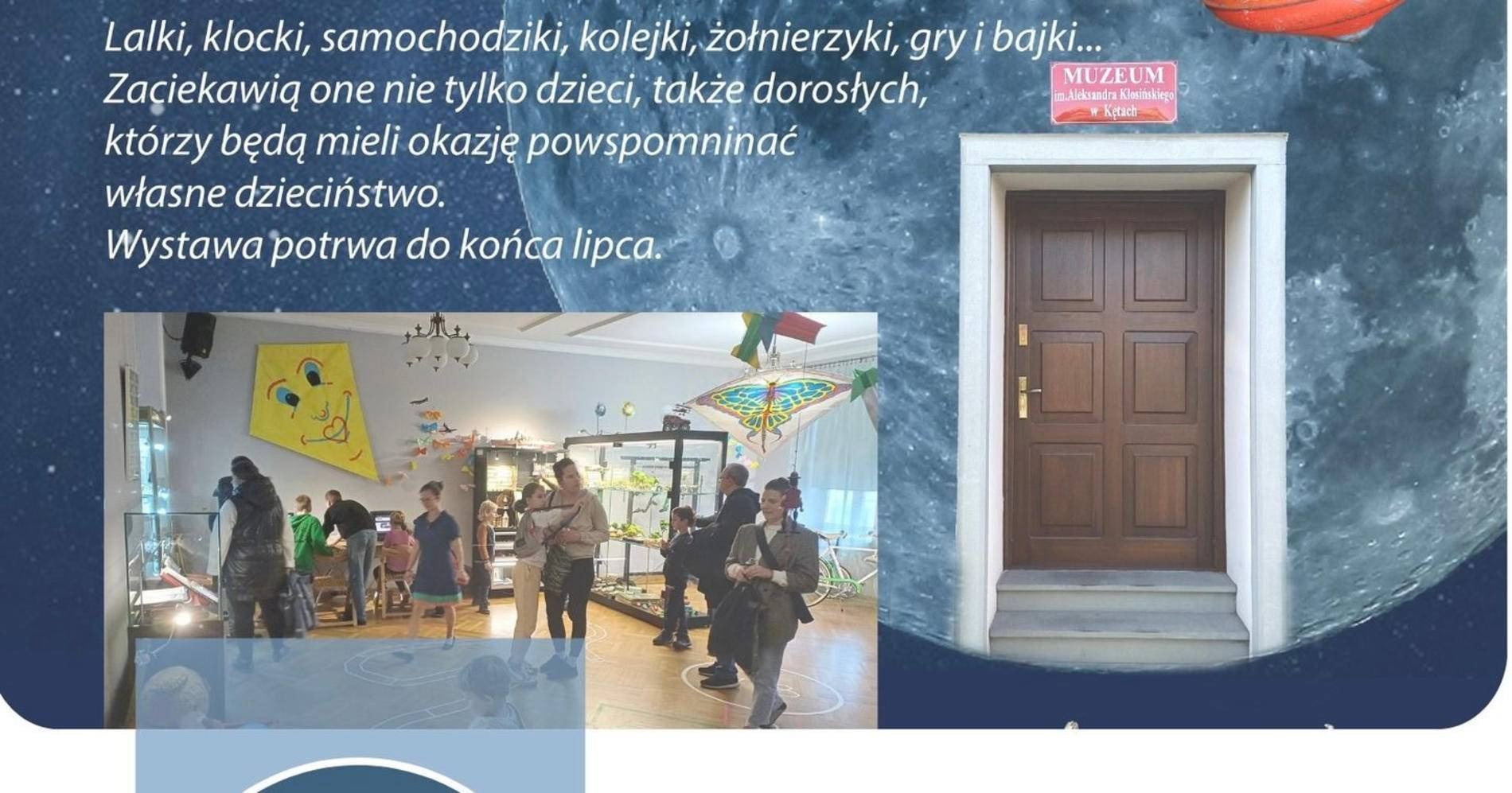 Stare zabawki i papierowe cuda w kęckim muzeum