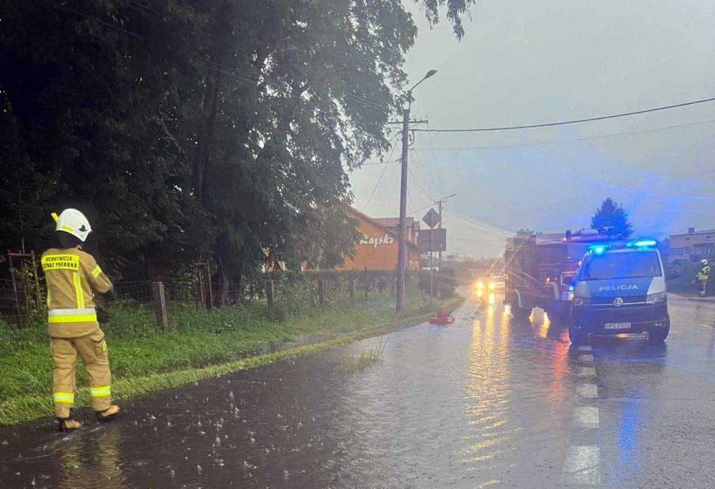 Prawie 50 interwencji strażackich po ulewie – FOTO