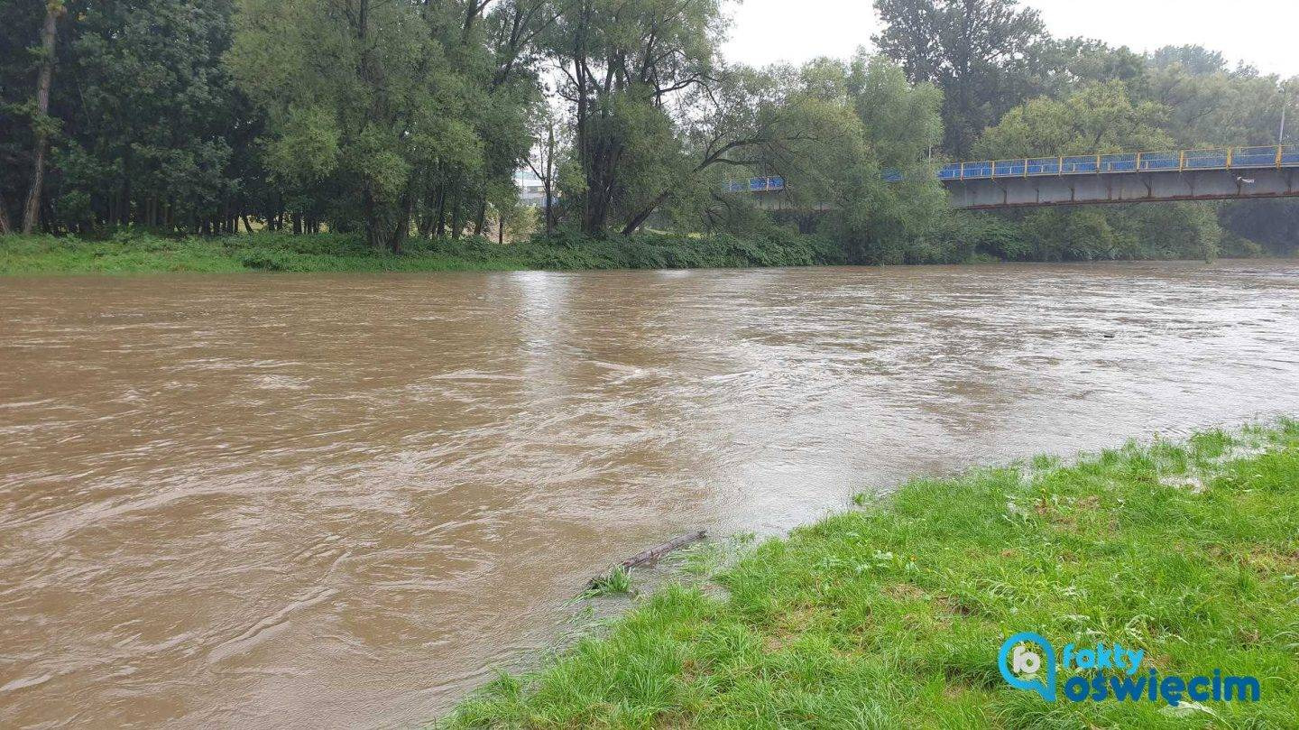 Soła nieznacznie przekroczyła stan alarmowy w Oświęcimiu