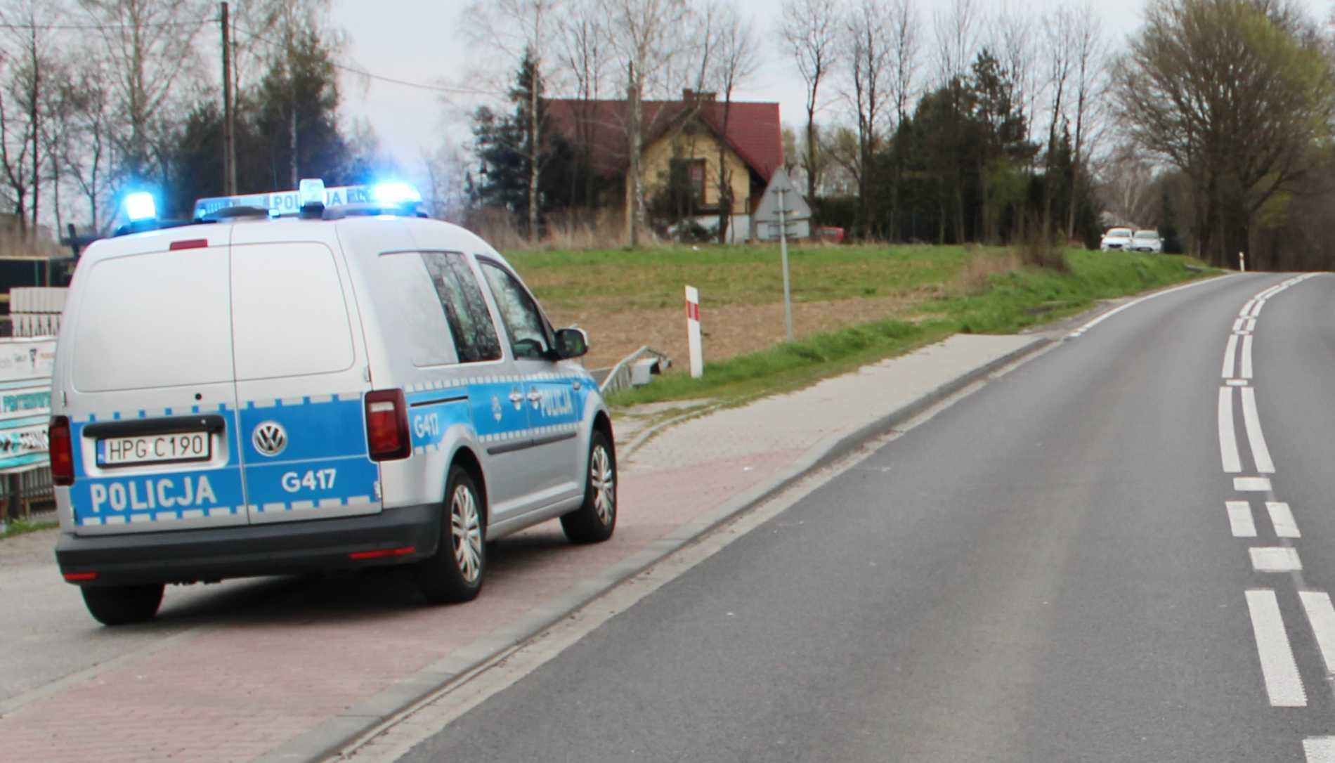 Odurzony kierowca skutera potrącił policjanta