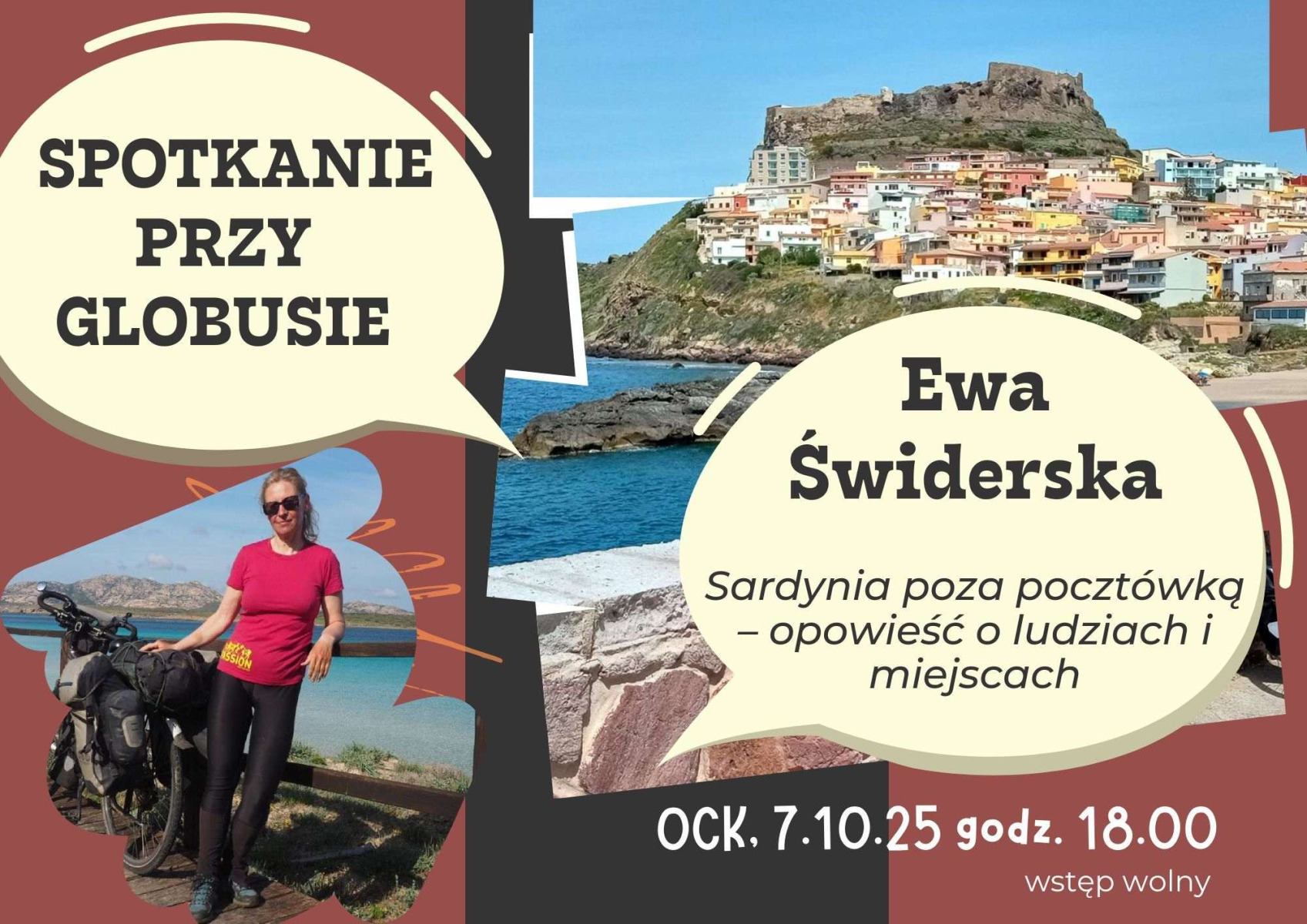 Sardynia bez filtrów – opowieść Ewy Świderskiej w Oświęcimskim Centrum Kultury