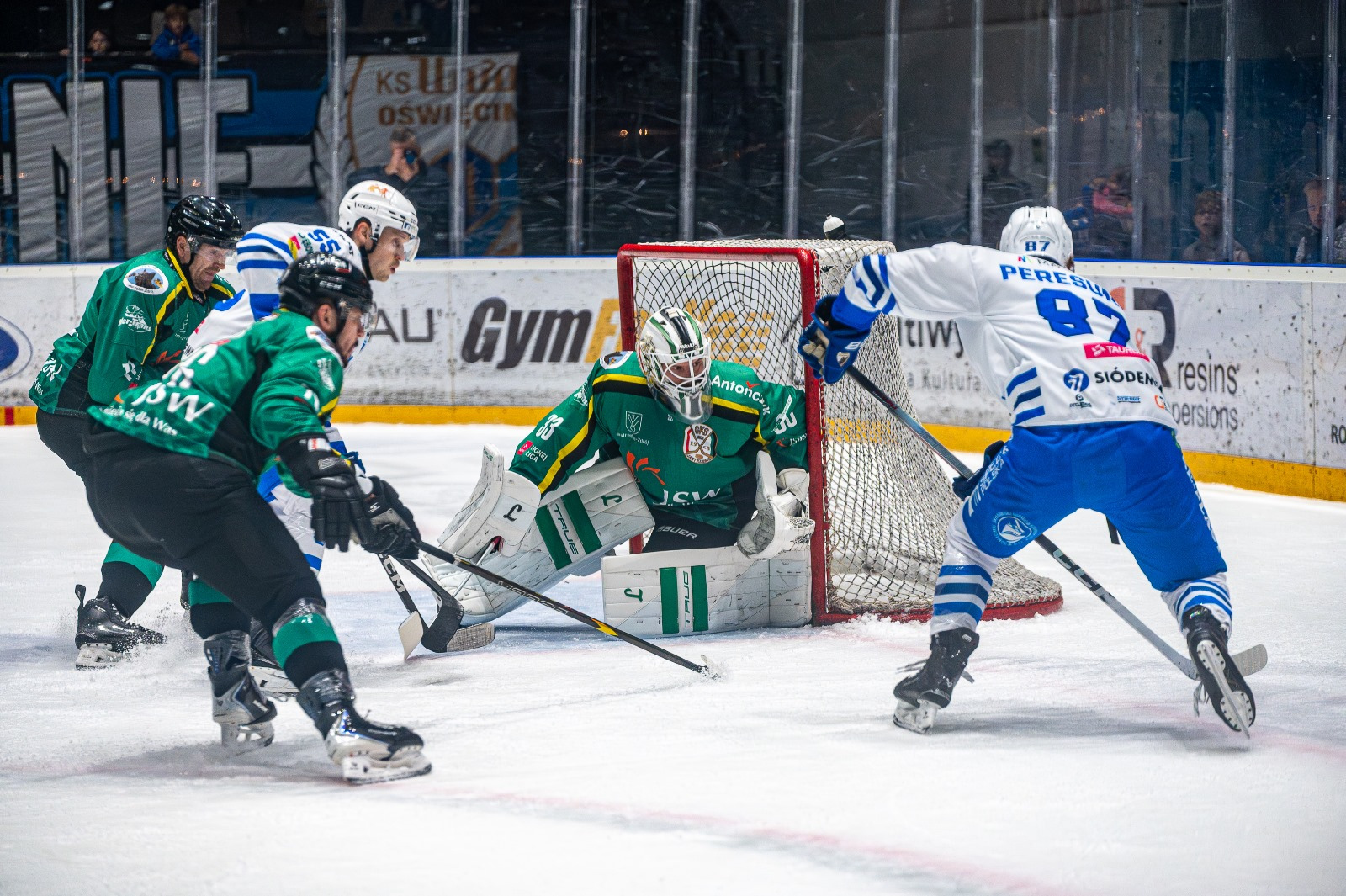 Unia Oświęcim przegrała pierwsza raz w tym sezonie! Jastrzębianie zabrali punkty