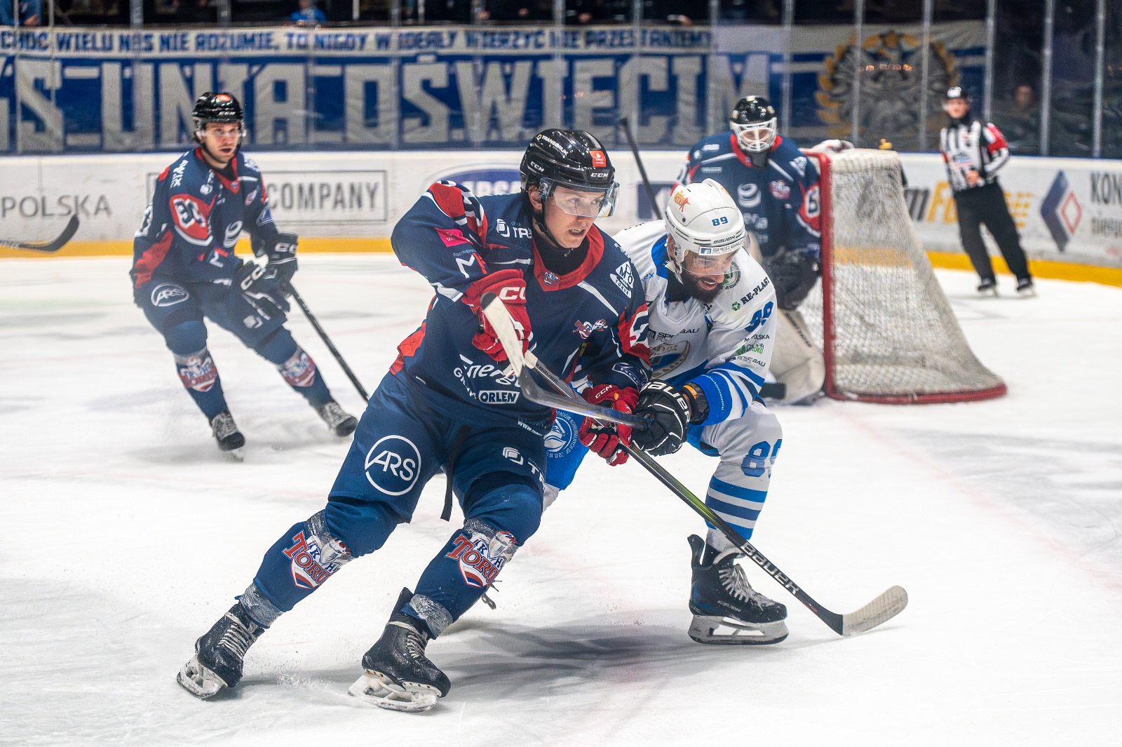 Unia Oświęcim znów bez punktów. Torunianie wypunktowali błędy biało-niebieskich
