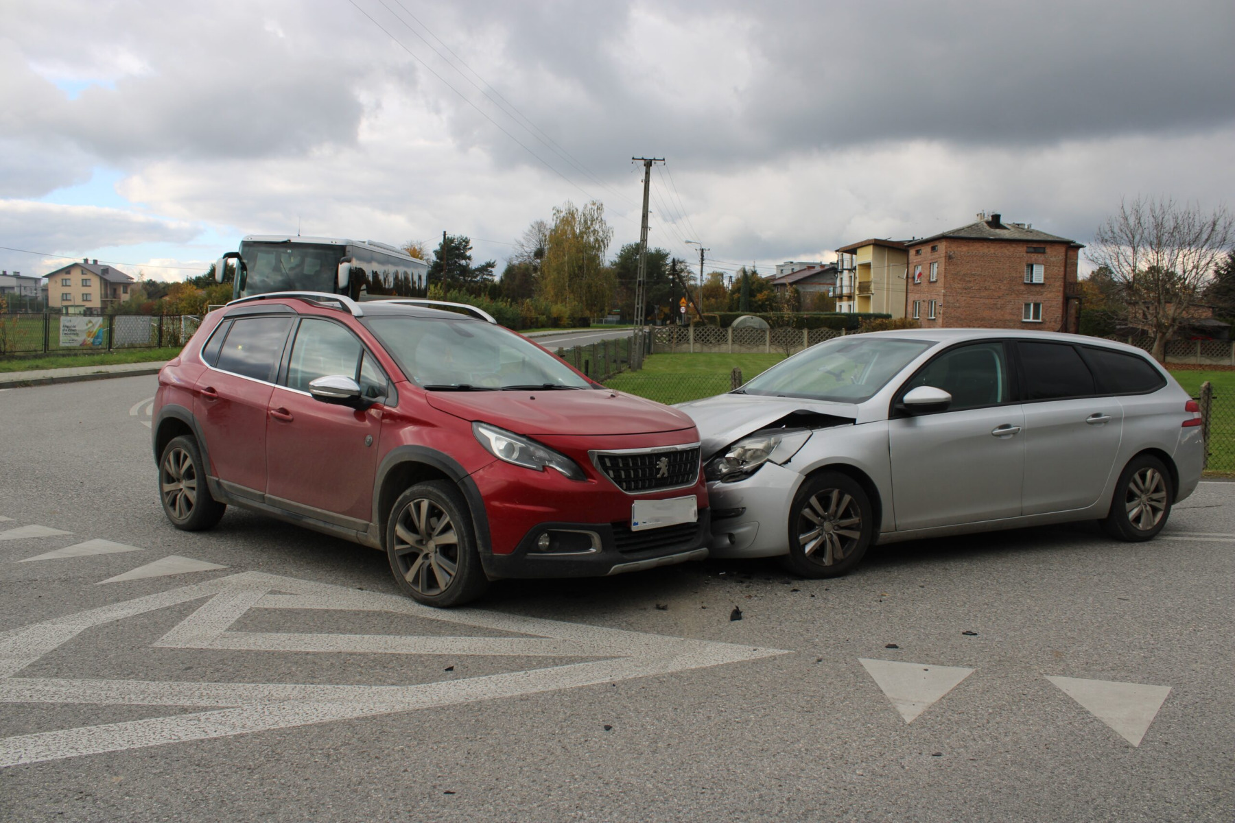 Pijany kierowca z Osieka spowodował kolizję w Brzezince