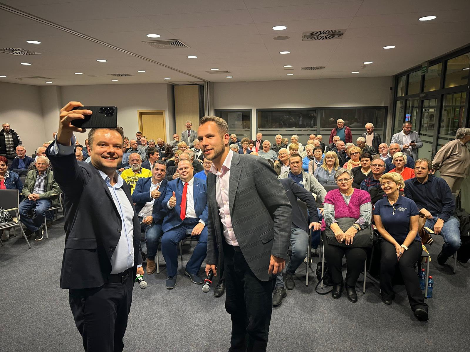 Galeria z Oświęcimskiego Ringu Politycznego z Rafałem Bochenkiem oraz Janem Kanthakiem