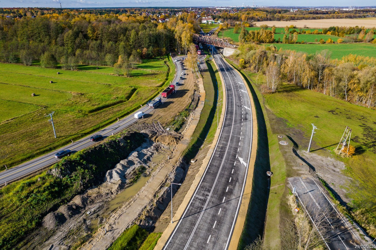 Kierowcy, uwaga! Duże zmiany na DK44 w Bieruniu — ruch przerzucony na nową drogę