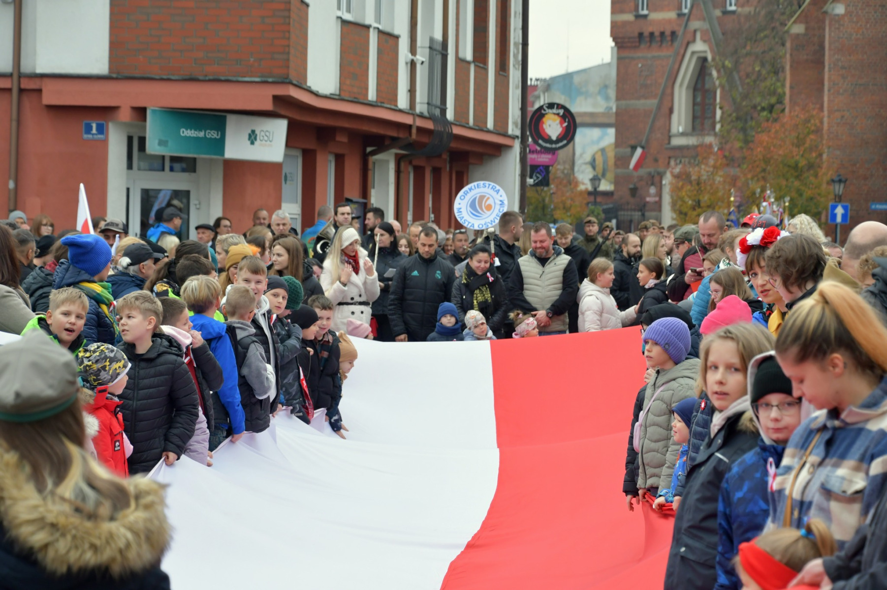 Oświęcim uczcił 107. rocznicę odzyskania przez Polskę niepodległości