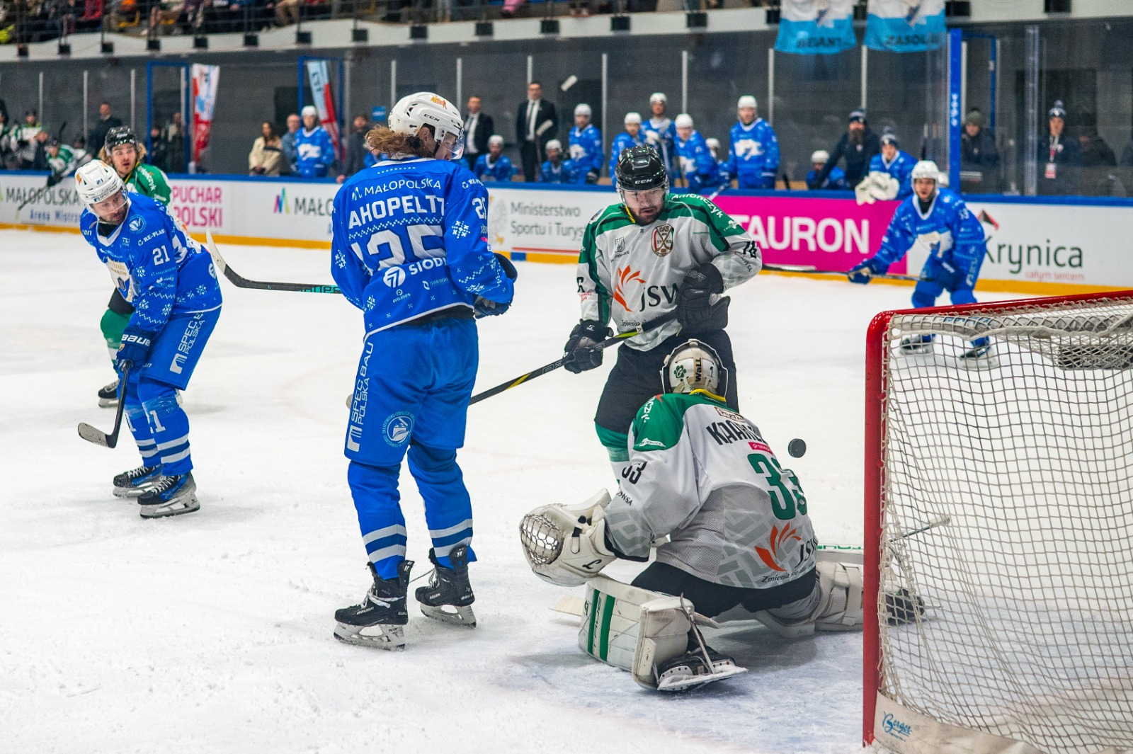 Unia Oświęcim przegrała półfinał TAURON Pucharu Polski z JKH GKS Jastrzębie 1:2
