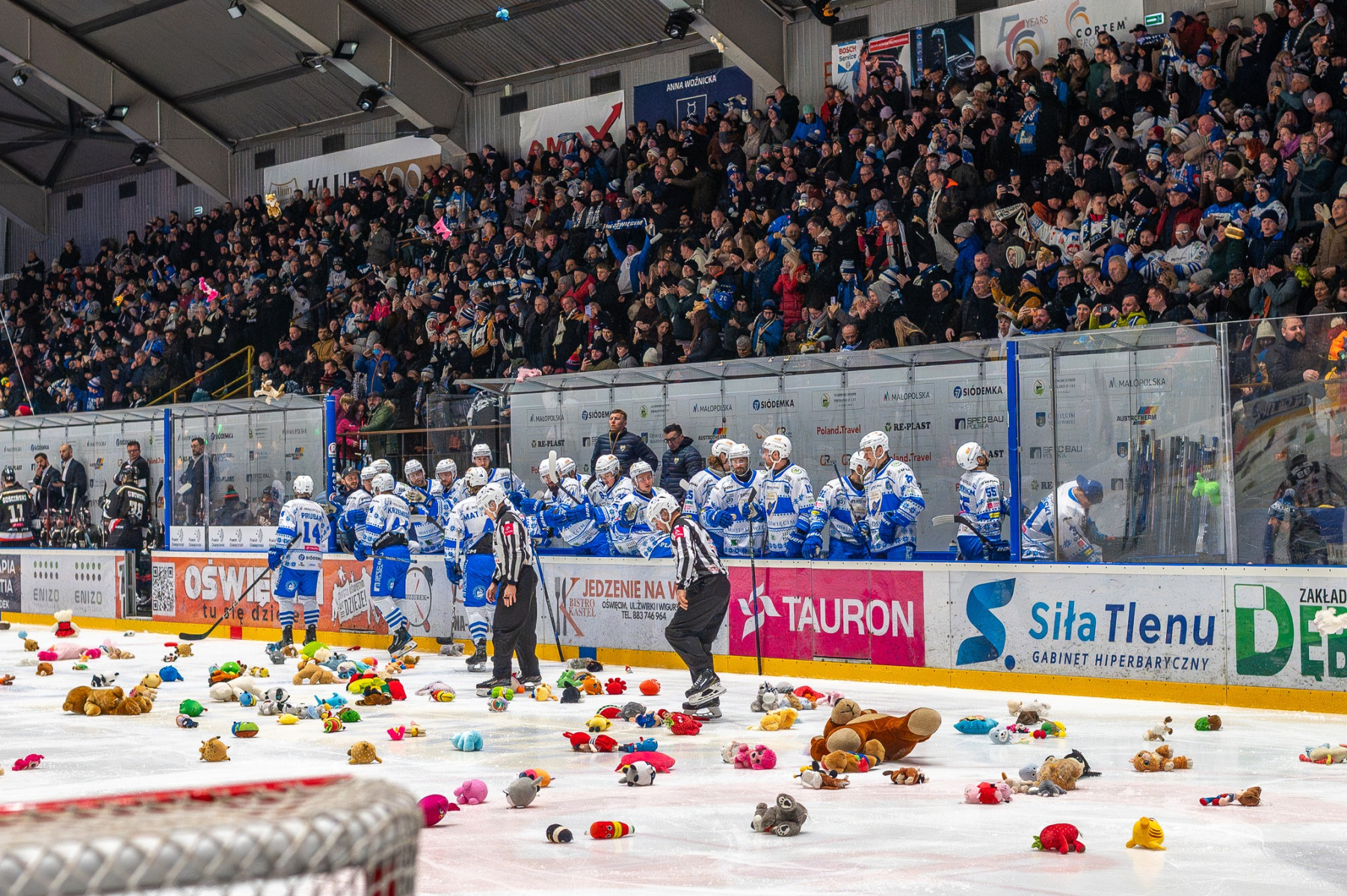 Hokejowa twierdza w Oświęcimiu! Unia rozbiła GKS Tychy po wielkiej bitwie