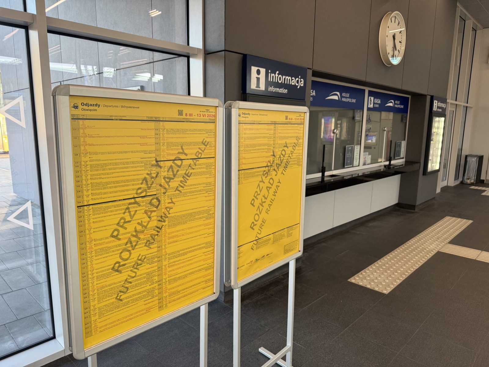Nowy rozkład jazdy pociągów z Oświęcimia od 8 marca! Czechy, Austria, Warszawa, Kraków – sprawdź połączenia