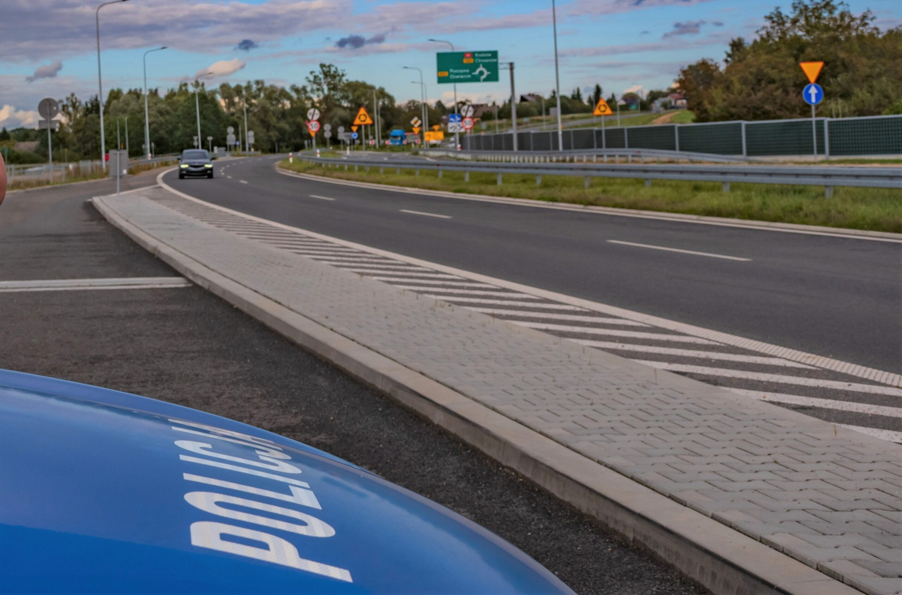 Nietrzeźwa rowerzysta na S1 w Brzeszczach! Ponad promil alkoholu, jechała drogą ekspresową