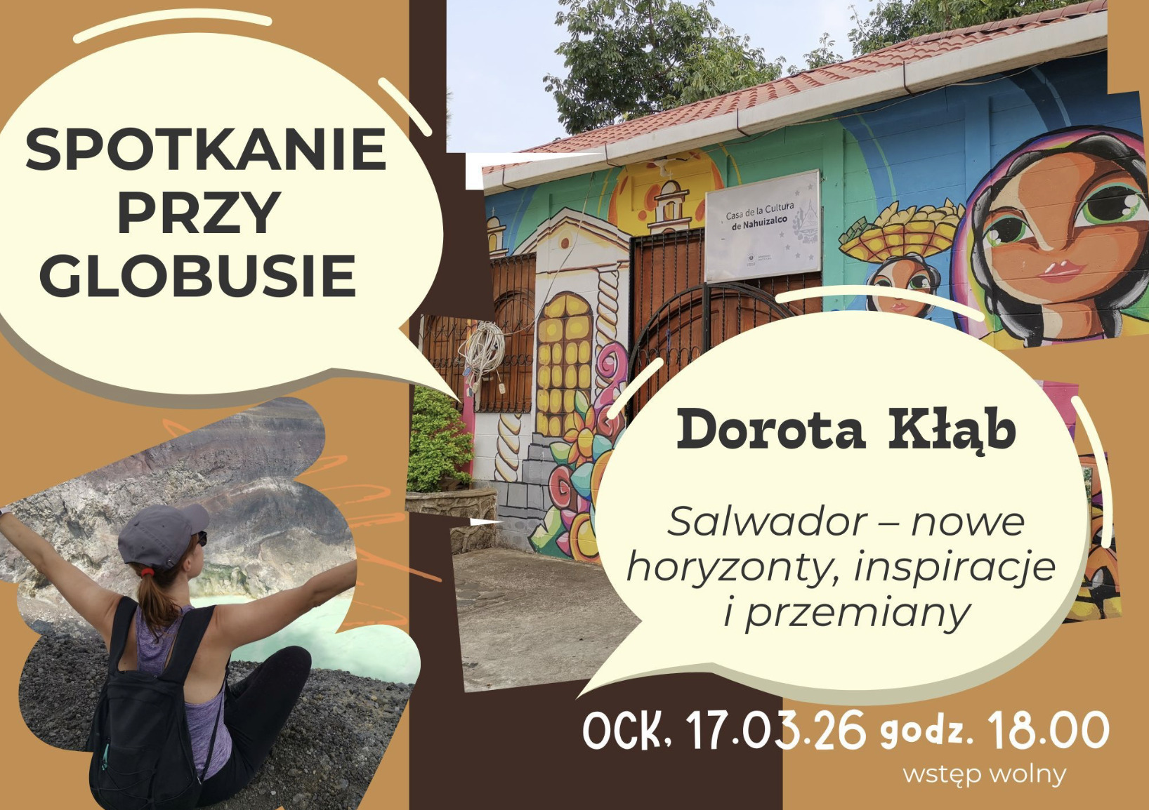 Salwador – najmniejszy i najbardziej inspirujący kraj! Spotkanie przy globusie 17 marca o 18:00