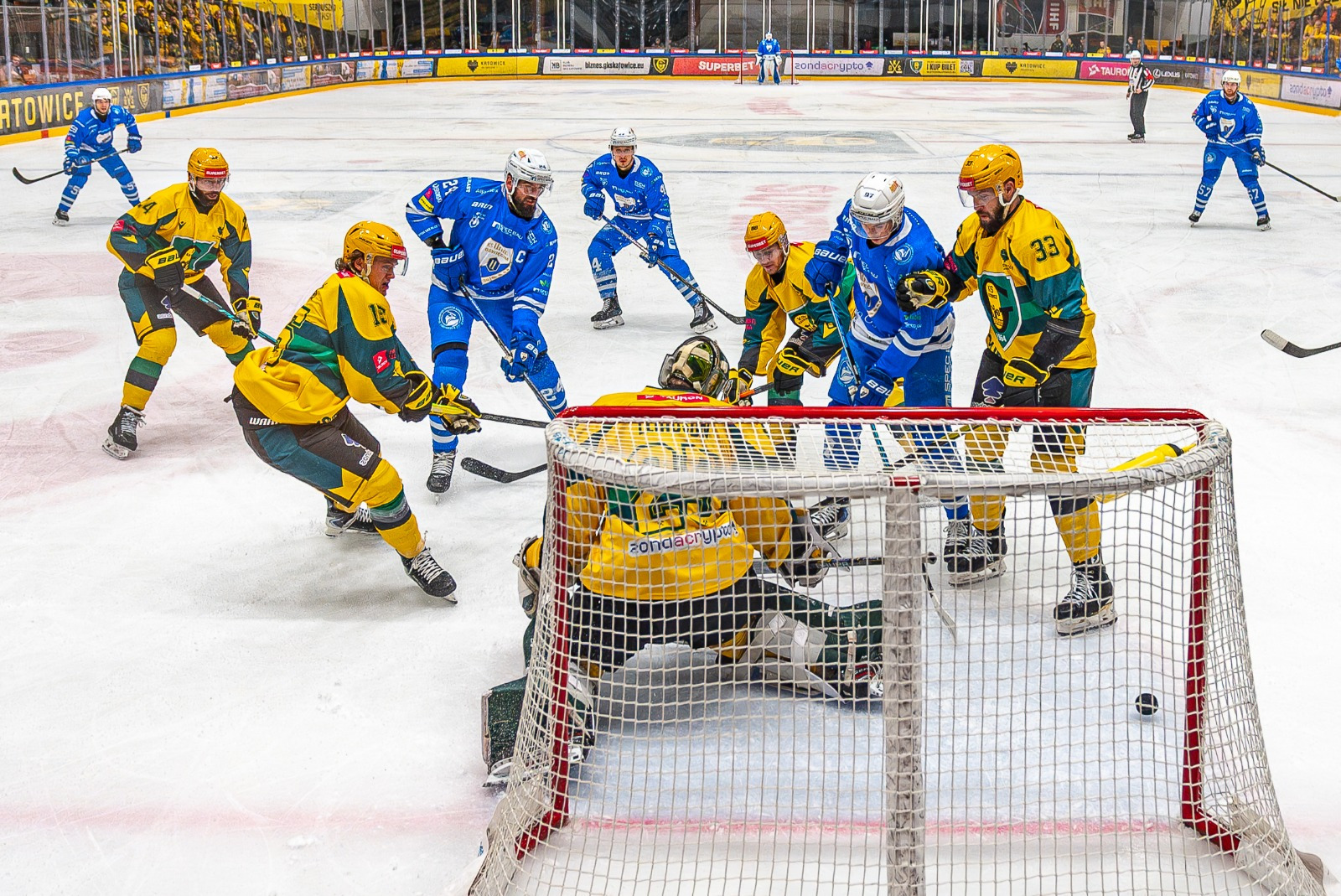 Unia Oświęcim – GKS Katowice 2:3 po dogrywce! Seria 0:2 dla GKS-u