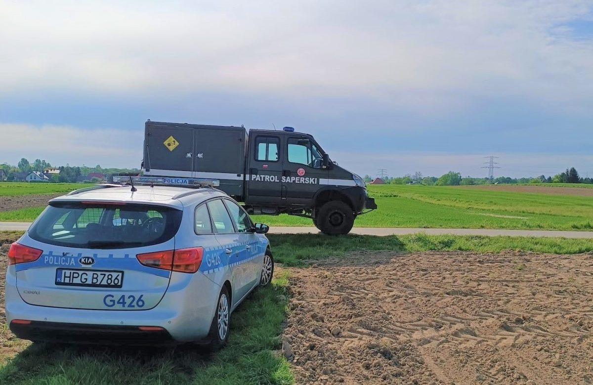 Cztery granaty w Polance Wielkiej! Policja przez dobę strzegła, saperzy z Krakowa zabrali