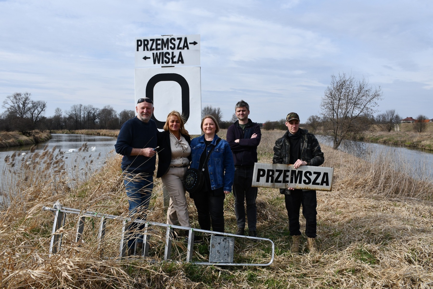 Waldemar Rudyk przywrócił zerowy kilometr Wisły. Stąd do Gdańska jest 941,7 km rzeki