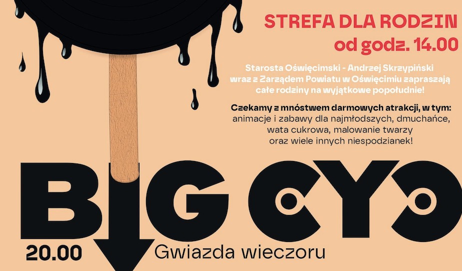 Powitanie Lata w Oświęcimiu 27 czerwca. Big Cyc, Przekora, Arytmia Dr. Q i strefa dla rodzin