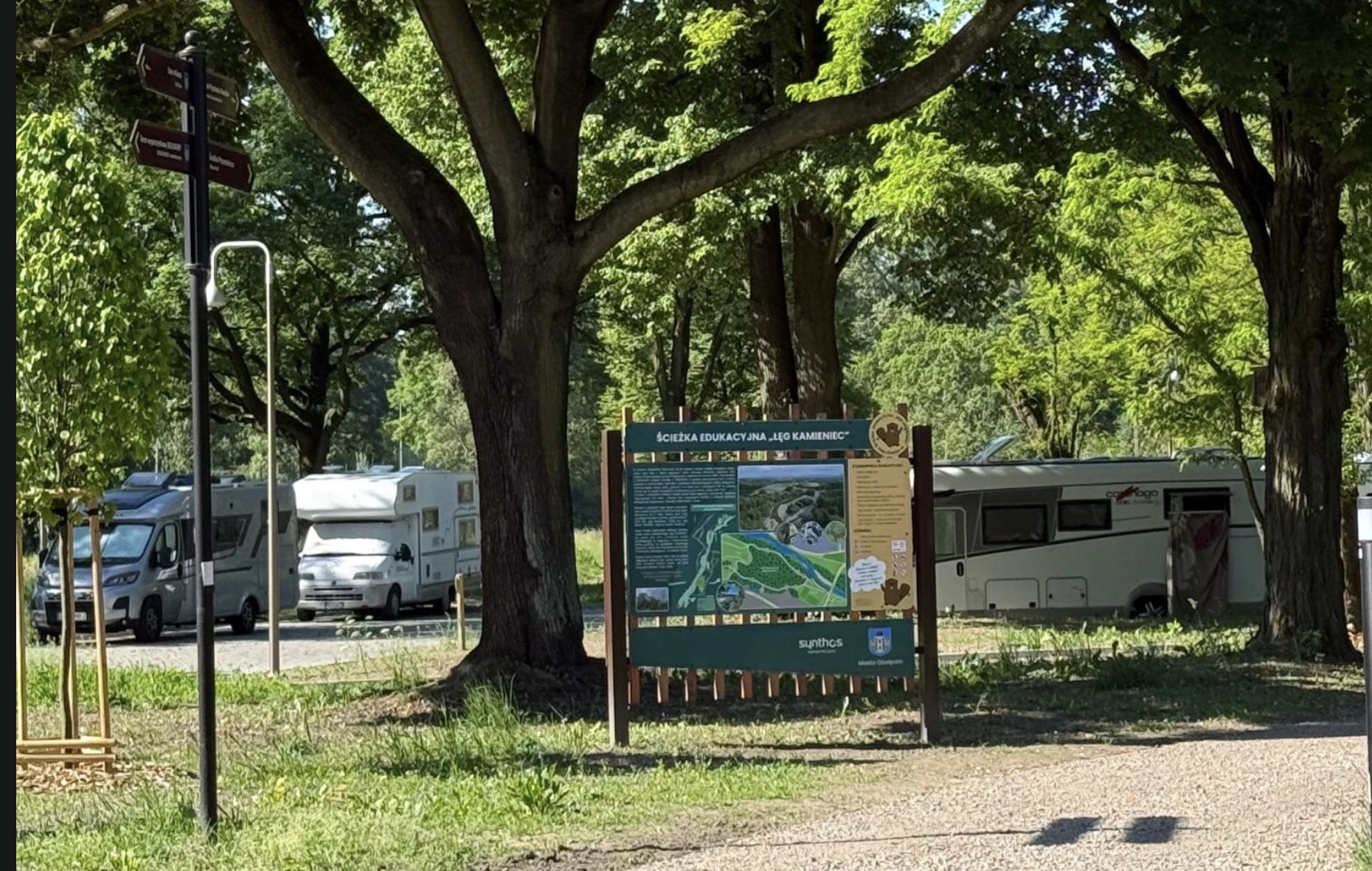 Oświęcim na mapach kamperów. Nowy parking na bulwarach już w popularnej aplikacji — z pełną infrastrukturą