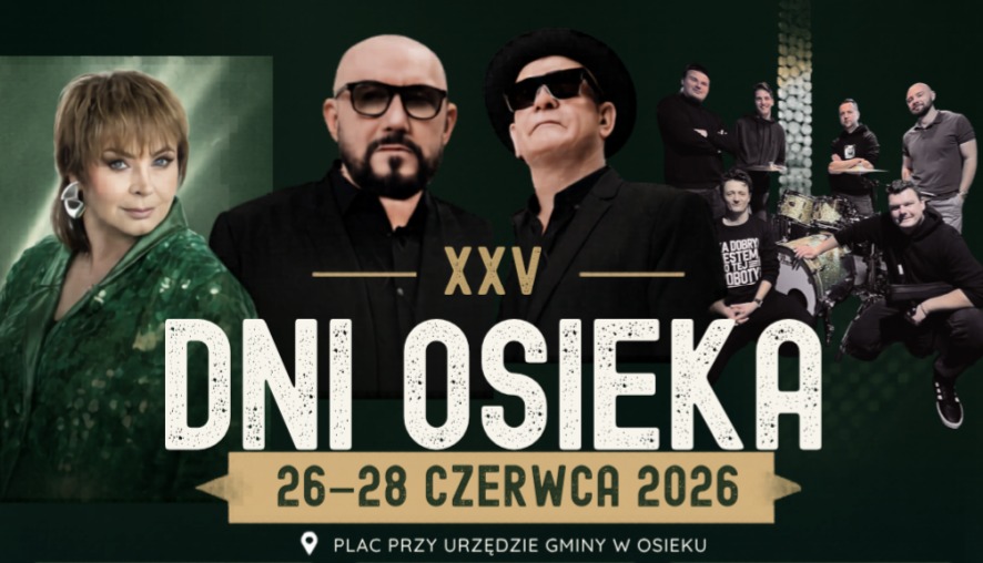 Kombii zagra na Dniach Osieka. Trzy dni atrakcji dla całych rodzin 26–28 czerwca