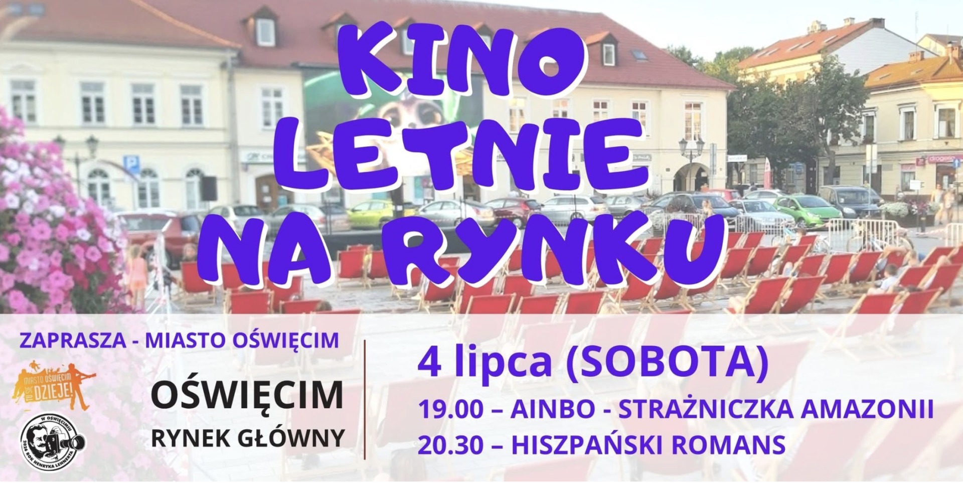 Wakacyjne kino plenerowe na Rynku w Oświęcimiu. 4 lipca: Ainbo i nowy film Woody’ego Allena