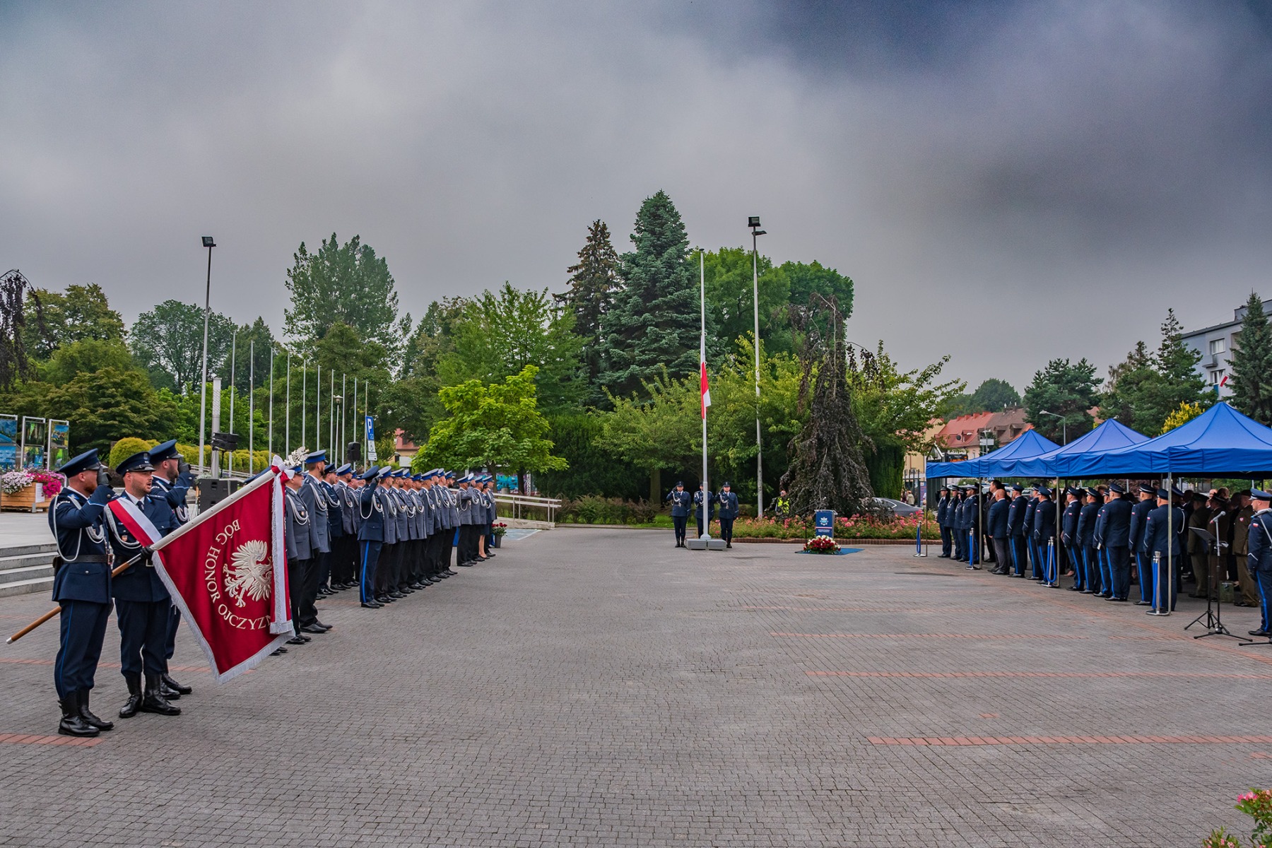 Powiatowe Święto Policji w Oświęcimiu. 107. rocznica powołania Policji Państwowej