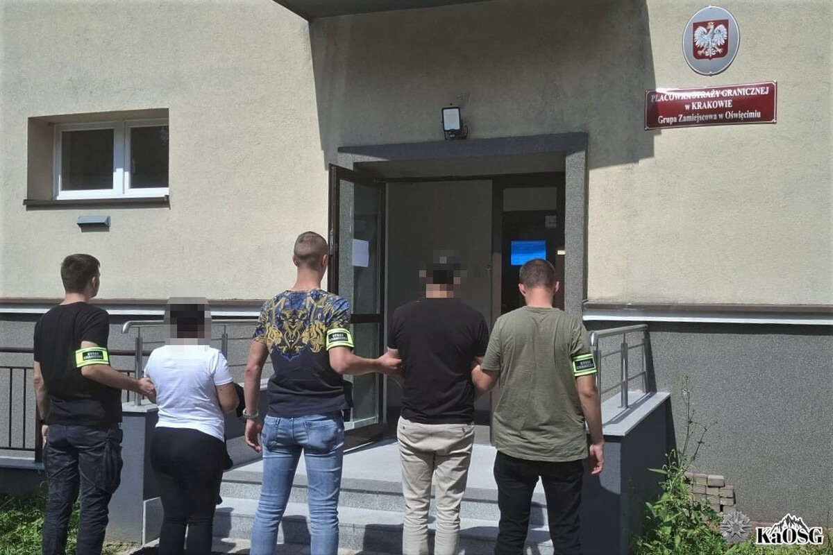 Straż Graniczna zatrzymała w Chrzanowie dwoje obywateli Kolumbii pracujących nielegalnie w Polsce