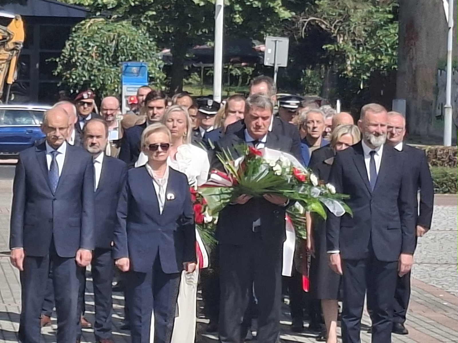 Prezydent, kombatanci i młodzież szkół. Oświęcim wspólnie uczcił rocznicę wybuchu wojny