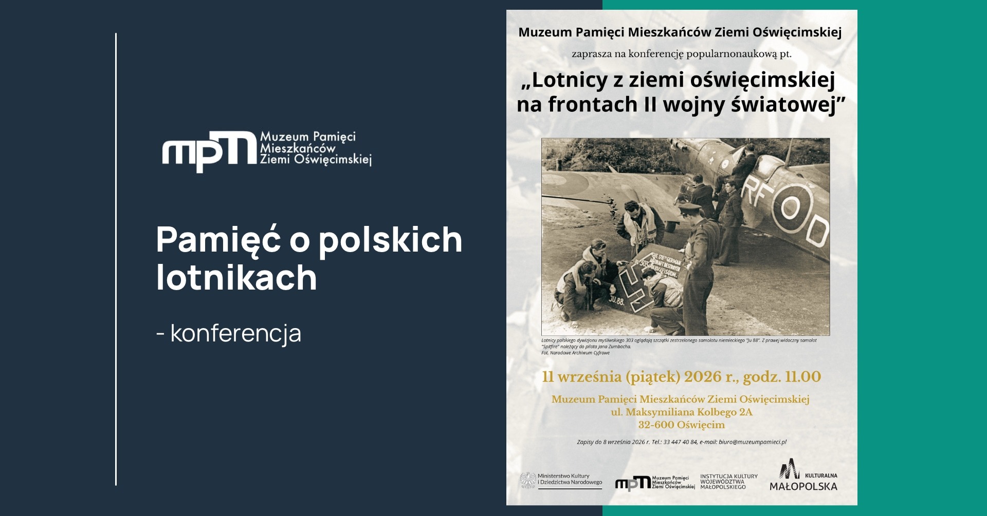 Pamięć o polskich lotnikach w Muzeum Pamięci w Oświęcimiu