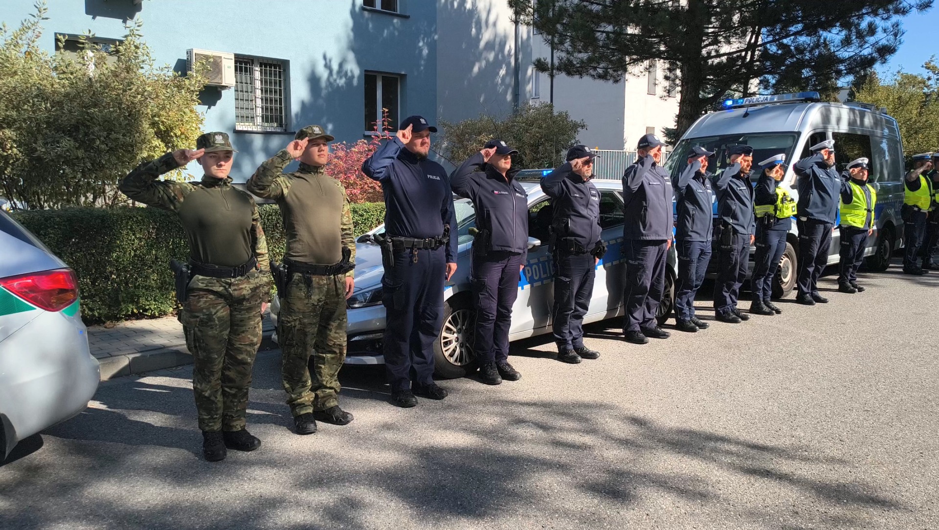 Oświęcimscy policjanci oddali hołd sierżantowi Natanowi Sieroniowi