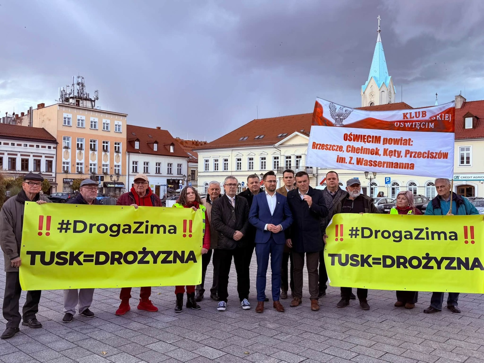 „Droga Zima” na rynku w Oświęcimiu. Politycy PiS przedstawili projekt „Tanie Ogrzewanie”