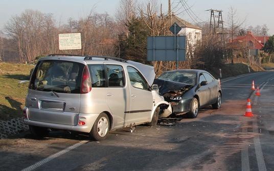 PRZECISZÓW. Zjechała na przeciwległy pas ruchu