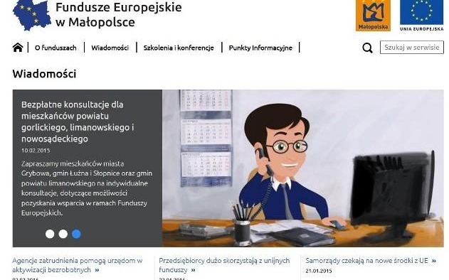 POWIAT. Nowe internetowe odsłony Funduszy Europejskich