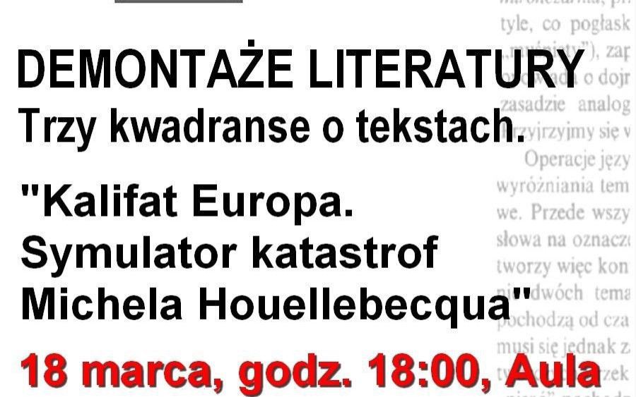 OŚWIĘCIM. Kalifat Europa. Symulator katastrof Michela Houellebecqua