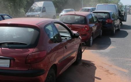 OŚWIĘCIM. Wypadek na moście Jagiellońskim