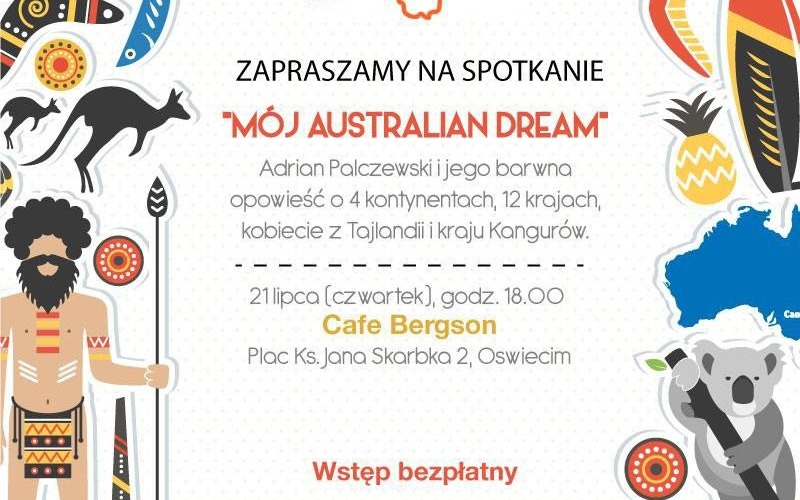 OŚWIĘCIM. Spotkanie z Australijczykiem w Cafe Bergson