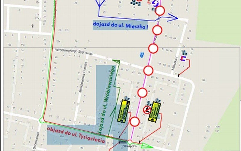 OŚWIĘCIM. Od 1 sierpnia zmiana organizacji ruchu – remont ul. Słowackiego