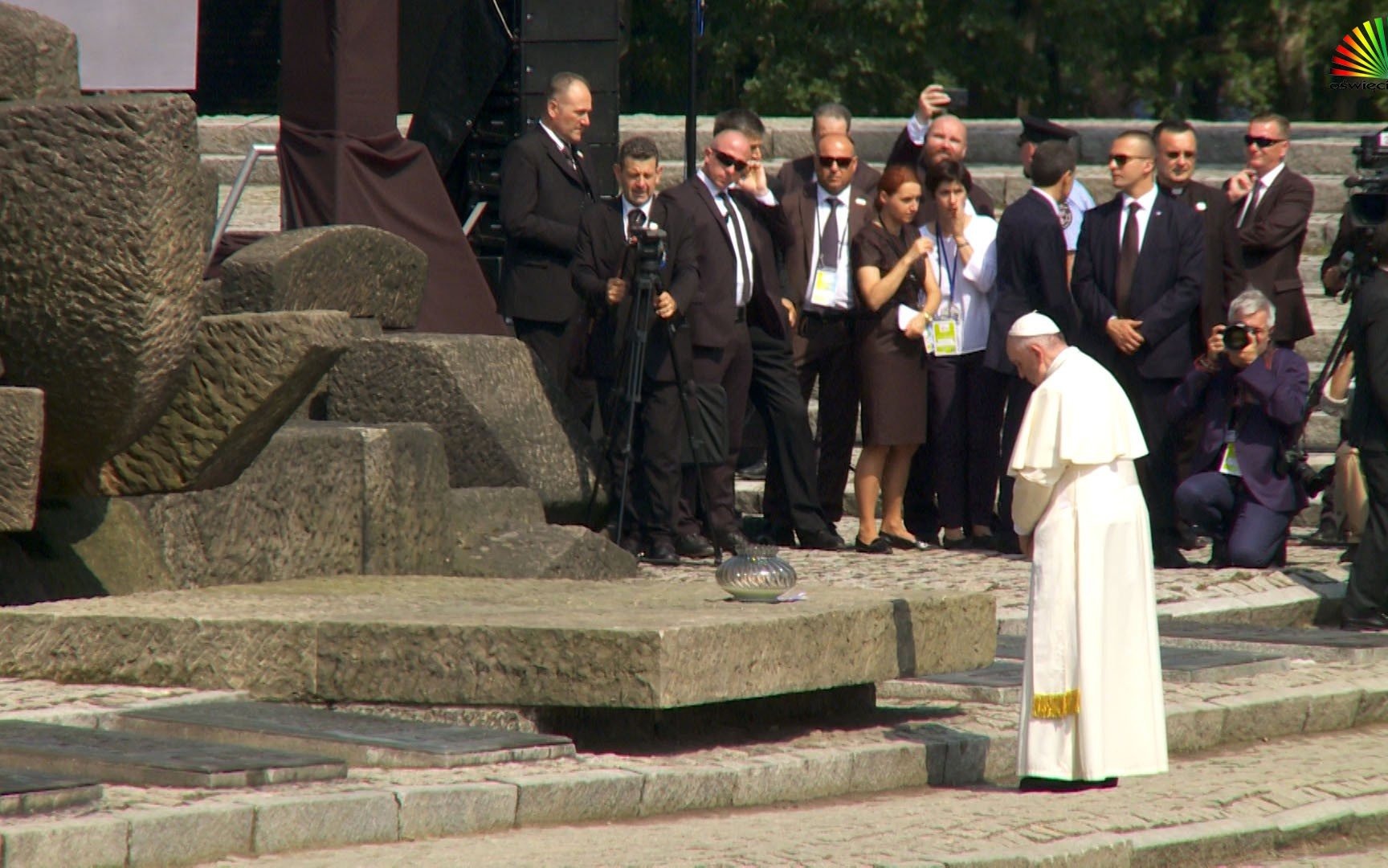FOTOGALERIA. Papież Franciszek w Auschwitz-Birkenau