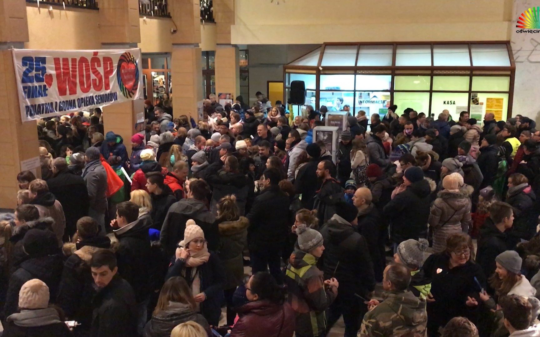 VIDEO-OŚWIĘCIM. Wielki finał WOŚP. Oświęcimianie ustanawiają nowy rekord