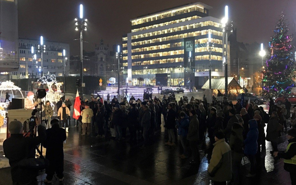 VIDEO-REGION. Panocku Kaczyński beblesz! Protest studentów na Śląsku