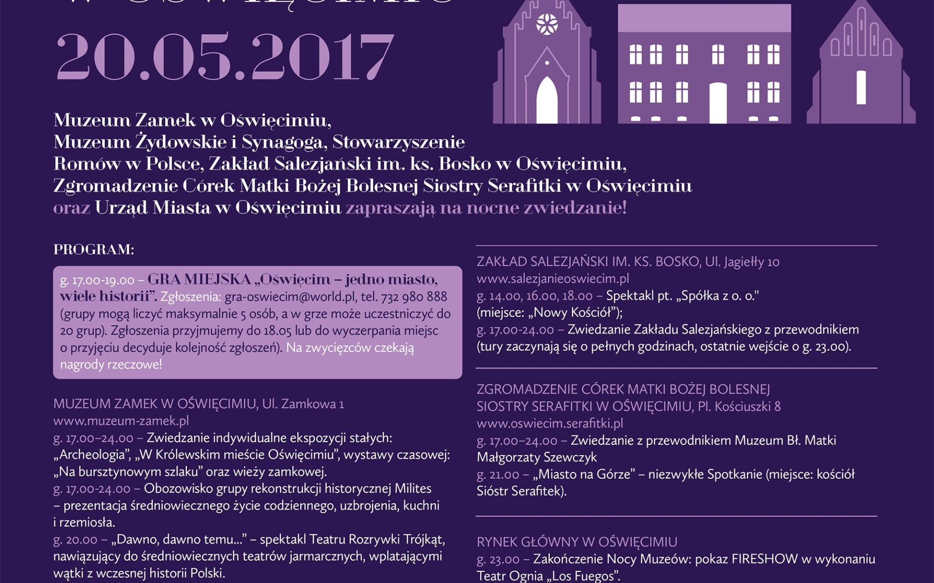 OŚWIĘCIM. Noc Muzeów 2017