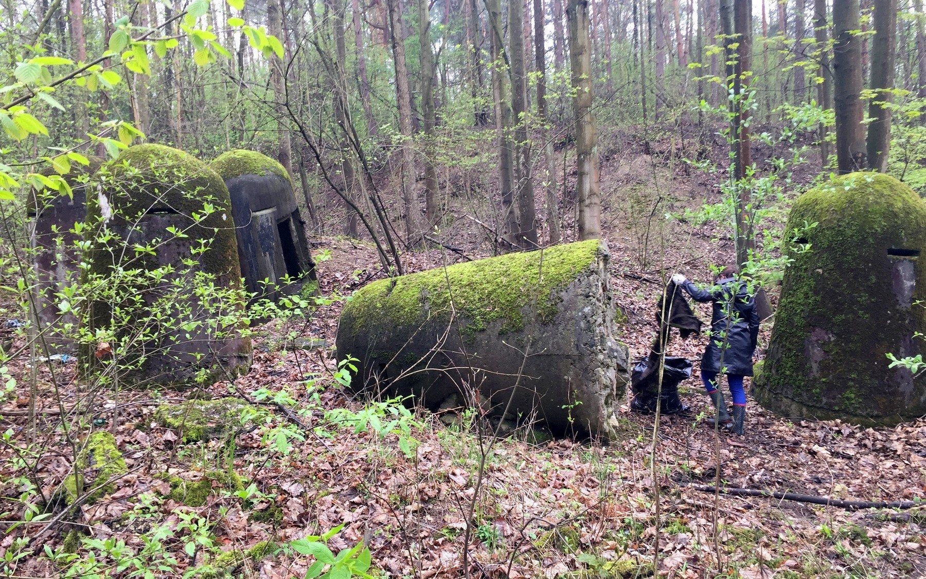 CHEŁMEK. Ochoczo ruszyli sprzątać las Kamionka
