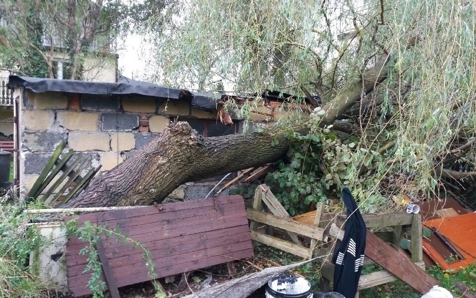 POWIAT. Interwencje związane z silnym wiatrem