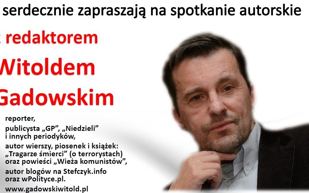 OŚWIĘCIM. Spotkanie autorskie z redaktorem Witoldem Gadowskim