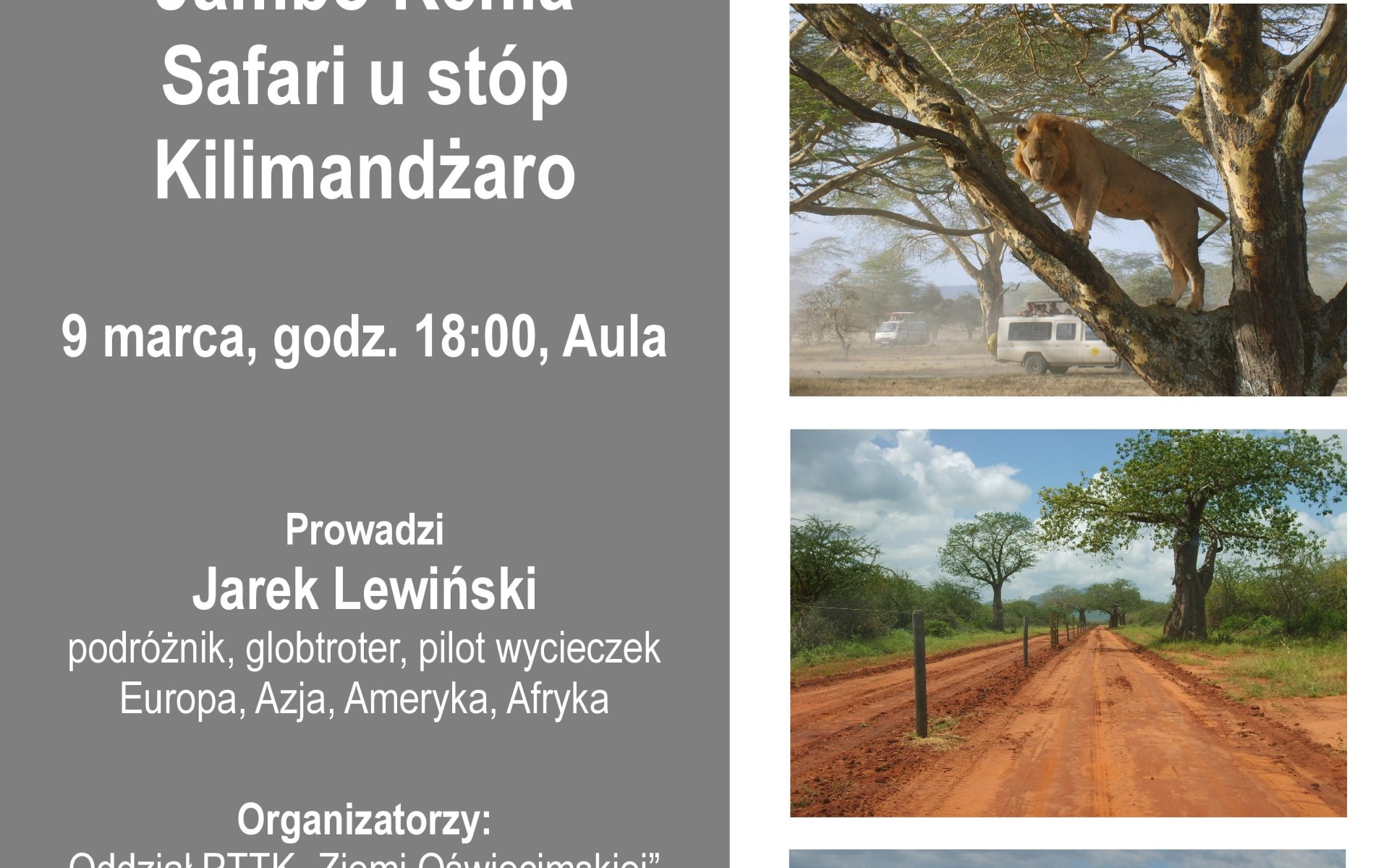 OŚWIĘCIM. Jambo Kenia. Safari u stóp Kilimandżaro